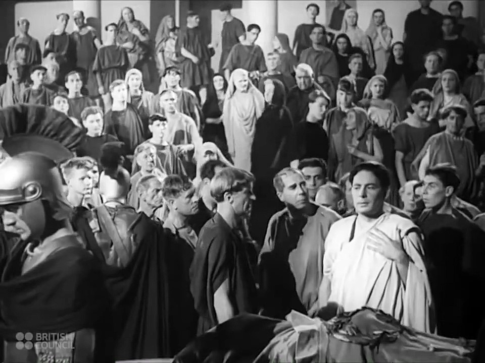 Julius Caesar _ Act III, Scene 2 The Forum Scene 1945 Shakespeare