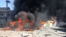 Son dakika! Suriye'nin kuzeyindeki Bab'da eş zamanlı patlama: 2 ölü, 28 yaralı