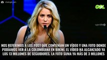 El bañador blanco de Shakira (y ojo al Photoshop) que revienta Instagram