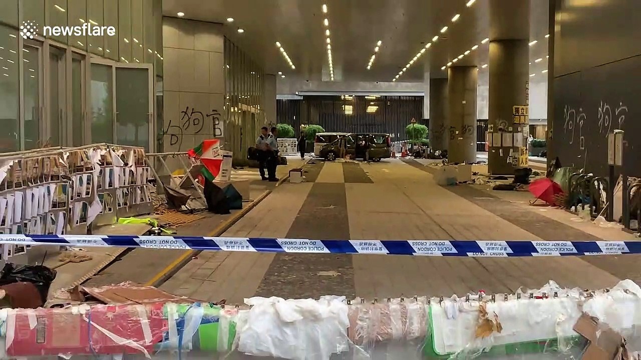 First look inside Hong Kong's Legislative Council, ransacked by protesters