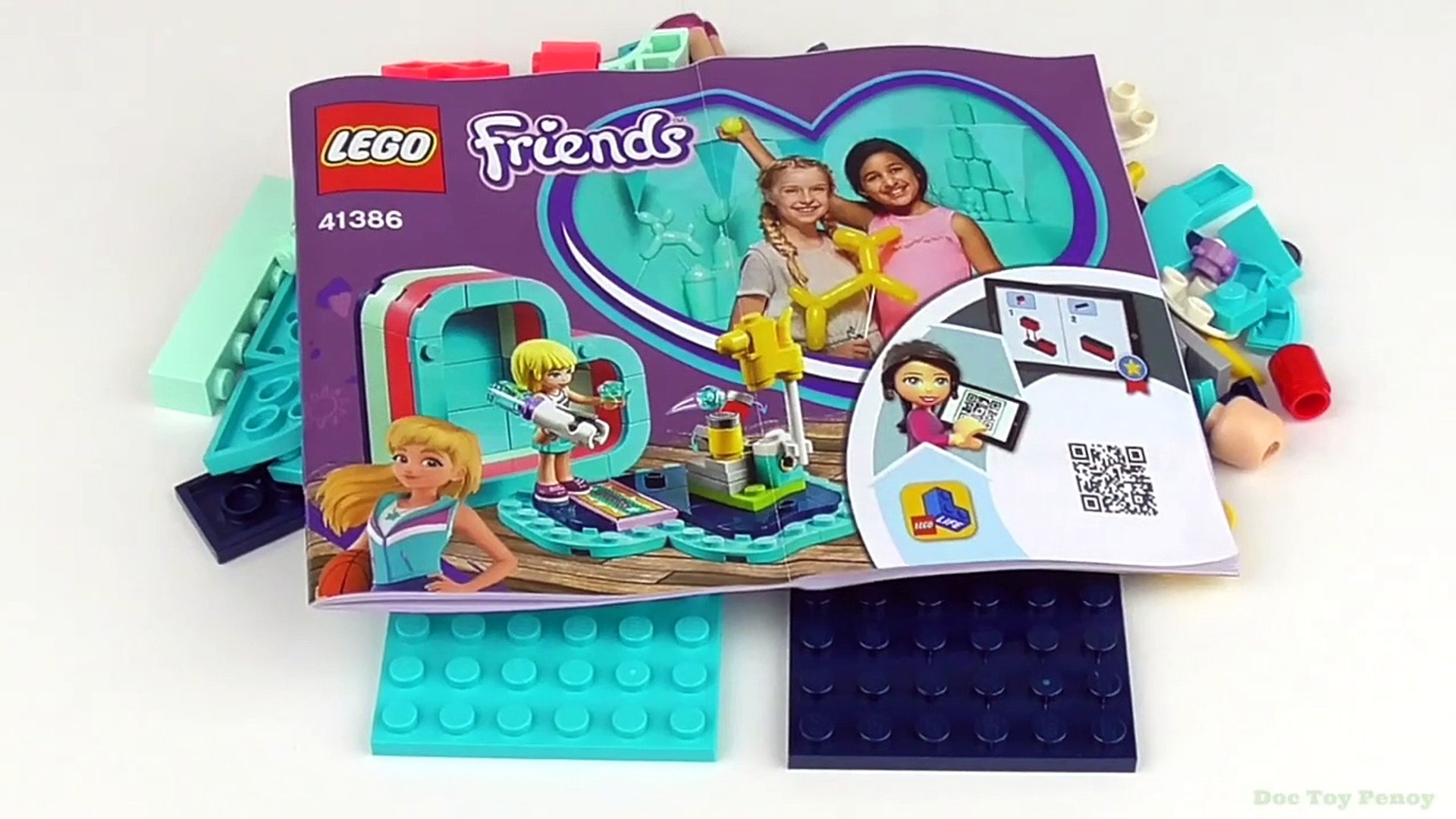 LEGO Friends Stephanie's Summer Heart Box (41386) - Toy Unboxing and Speed  Build - video Dailymotion