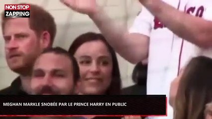 Meghan Markle snobée par le prince Harry en public (Vidéo)