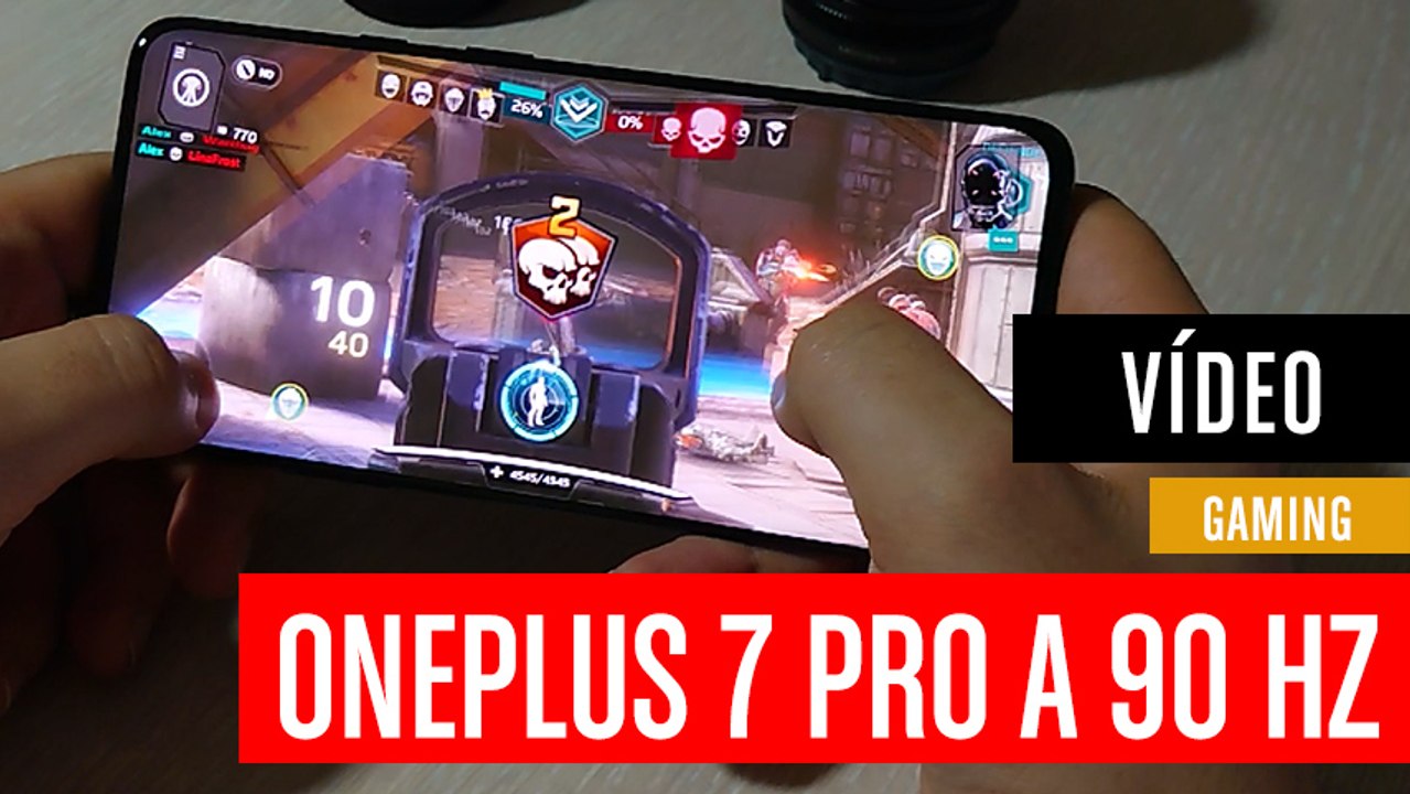 Jugando en el OnePlus 7 Pro a 90 Hz