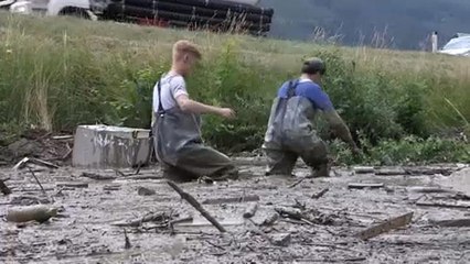 Sár mosott el egy osztrák falut