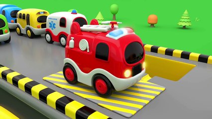 Coloring Street Vehicles Toys - Toy Cars for KIDS