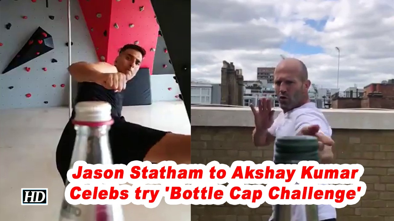 Jason Statham to Akshay Kumar: Celebs try 'Bottle Cap Challenge'