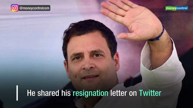 Rahul Gandhi officially steps down as Congress President, shares resignation letter on Twitter
