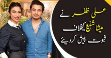 Ali Zafar presented evidence in court against Meesha Shafi