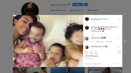 La "felicidad siestera" de Georgina Rodríguez