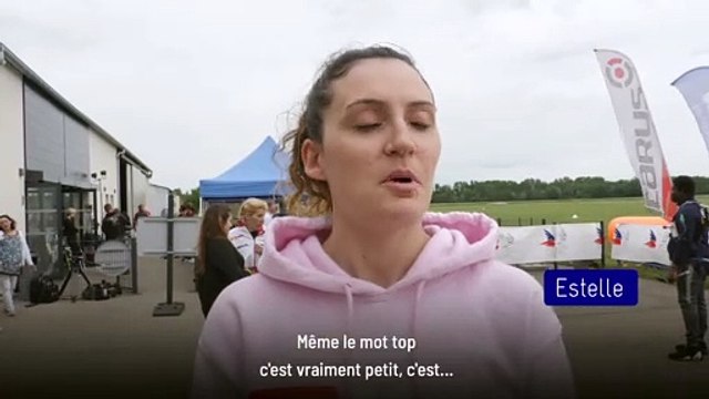 Estelle témoigne après son saut en parachute !