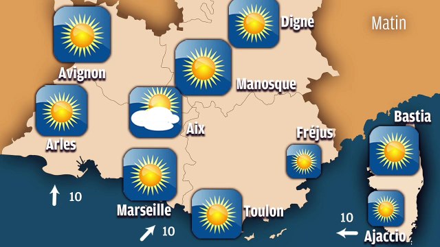 Météo en Provence : des valeurs au-dessus de 30°C