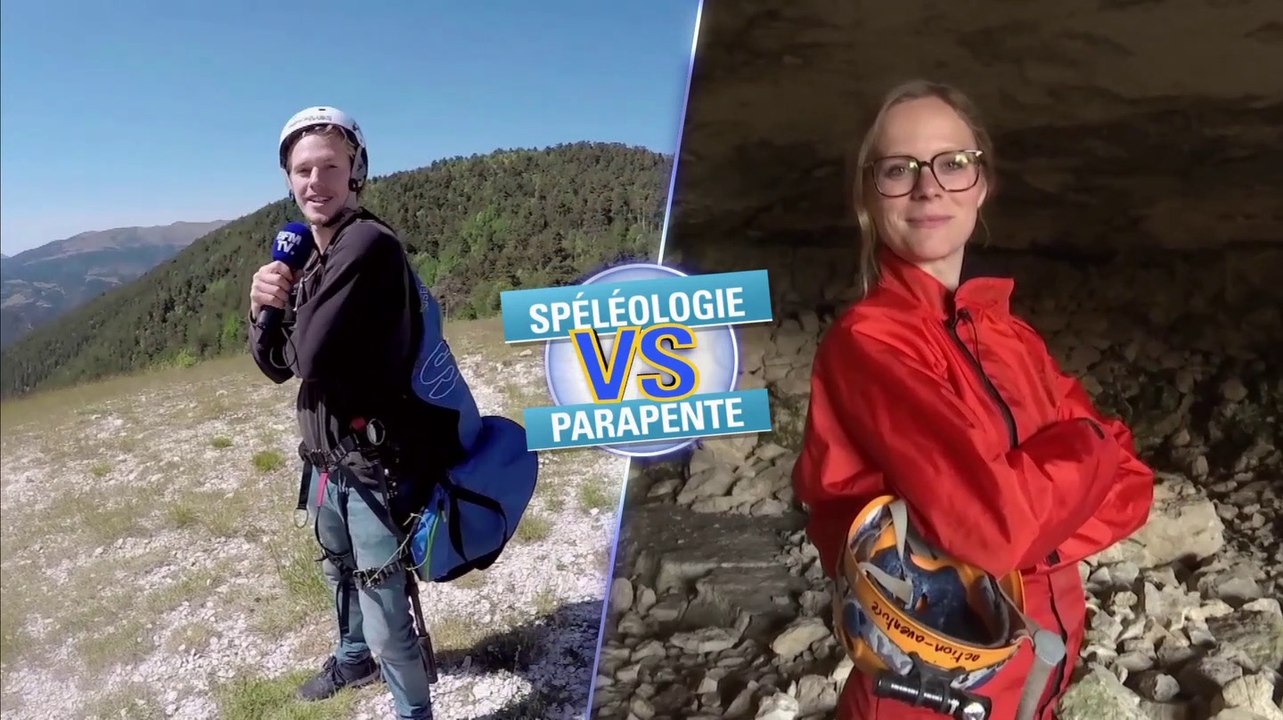 MATCH : PARAPENTE VS SPELEOLOGIE