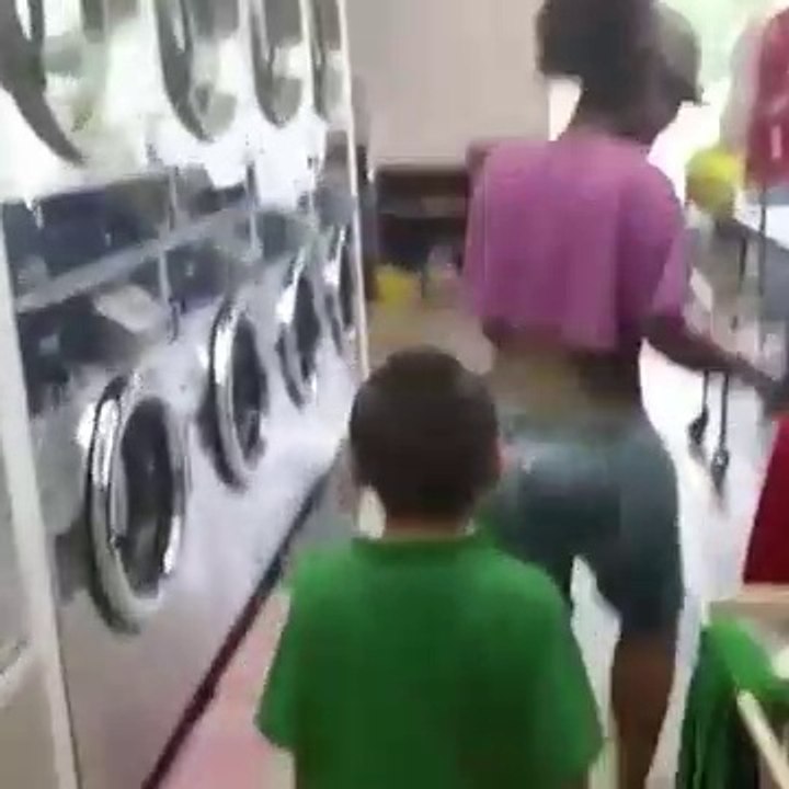 Little Boy Surprised after seeing a big booty Girl Its funny