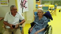 Une centenaire à  la maison de retraite à Gignac
