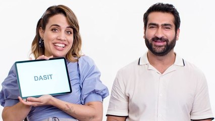 Kumail Nanjiani & Natalie Morales Teach You Urdu and Miami Spanish Slang