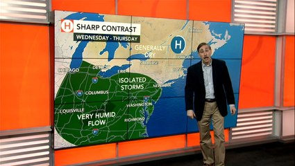 Very warm in the East into the weekend, what about July 4th fireworks?