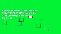About For Books  CANDIDA AND YEAST INFECTIONS (New Bible Cure (Siloam))  Best Sellers Rank : #2