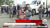 Policias Federales bloquean la México-Pachuca