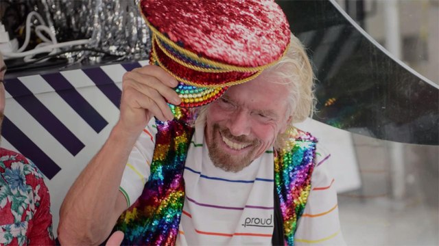 Richard Branson Celebrated Pride in NYC and Announced a New LGBTQ+ Sailing on Virgin Voyages