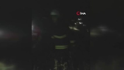 Balayı çiftinin otomobili uçuruma yuvarlandı