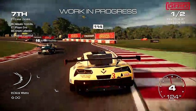 GRID - Gameplay Chevrolet Corvette C7.R a Brands Hatch