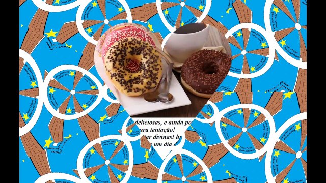 Bom dia, o café da manhã é essas rosquinhas deliciosas! [Mensagem] [Frases e Poemas]
