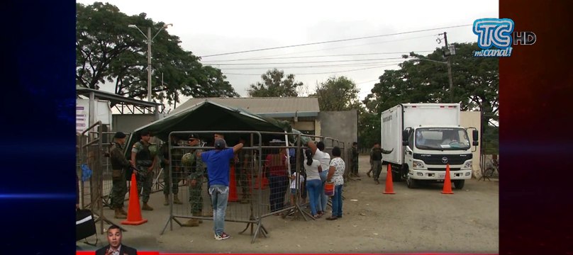 Policías toman precauciones por un supuesto comunicado emitidos por los internos