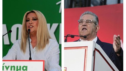 Πυρά Γεννηματά, Κουτσούμπα κατά ΝΔ και ΣΥΡΙΖΑ