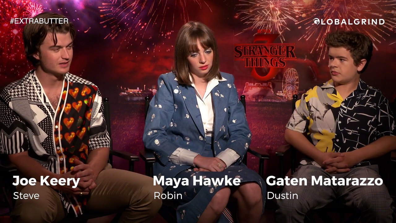 The Strangers Things Cast Freaks Out Thinking About Filling Out A Myspace Top 8 | Extra Butter