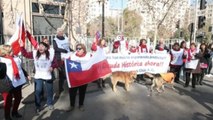 Miles de profesores de Chilese manifiestan en su quinta semana de huelga