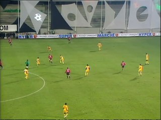 05/02/00 : SRFC-ASNL : carton rouge Bardon (38')