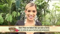 Mario Pérez defiende a su hermana y asegura que están muy felices por el embarazo