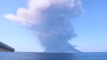 Vulcão Stromboli entrou em erupção e fez uma vítima mortal