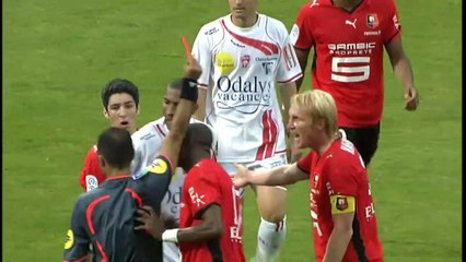 21/09/08 : ASNL-SRFC : carton rouge Hansson (84')