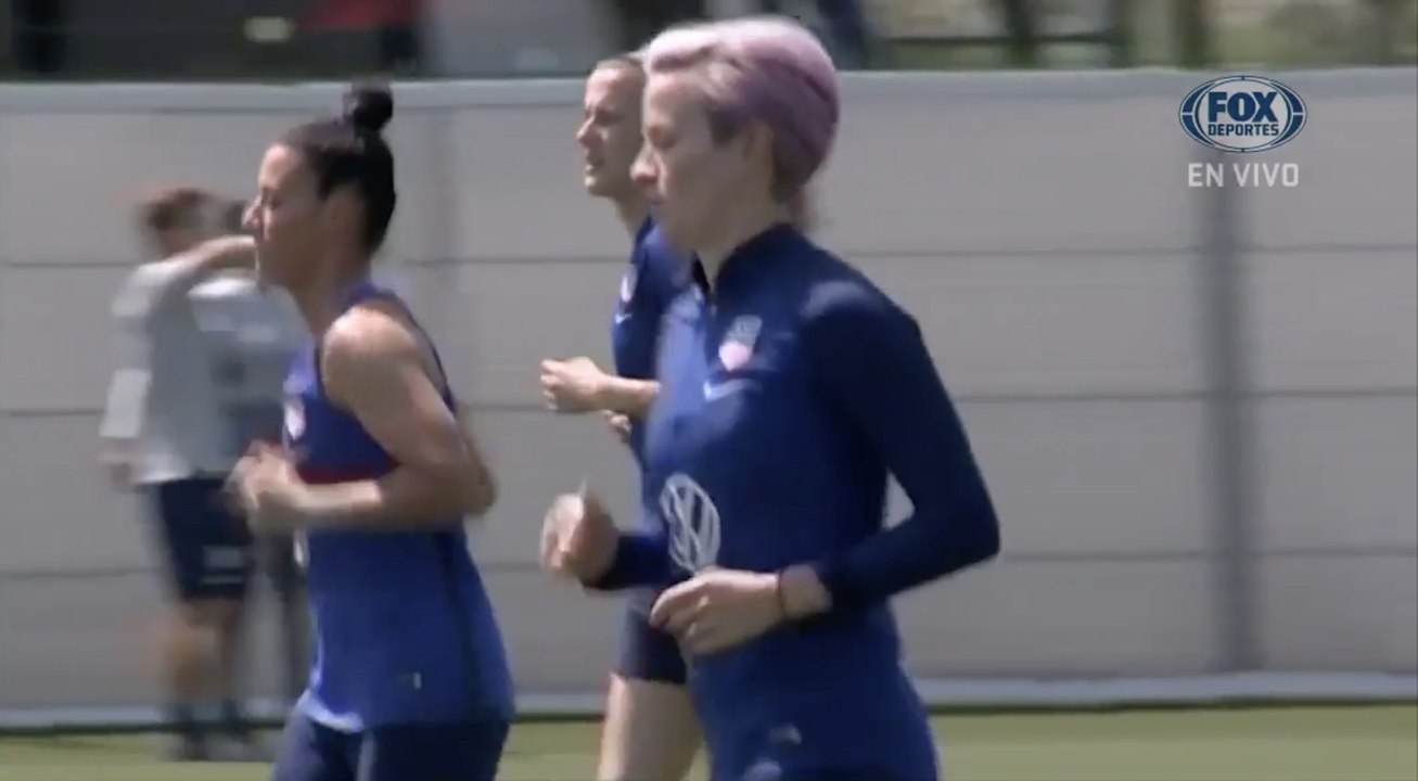 Mundial Femenil: Rapinoe ya entrenó con EUA