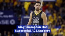 Klay Thompson Is Recovering From ACL Surgery
