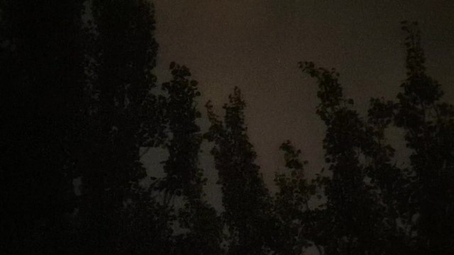 Tormenta de rayos en Madrid