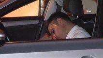 Kağıthane'de kaza yapan alkollü sürücü direksiyon başında uyuya kaldı