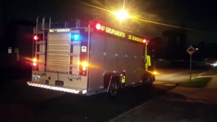 Bombeiros controlam vazamento de gás em prédio no Country