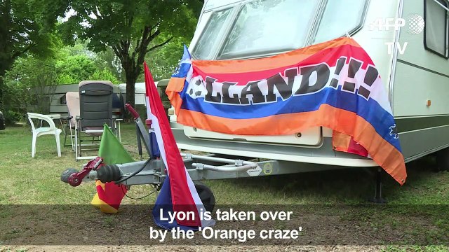 Dutch supporters turn campsite into supporters HQ
