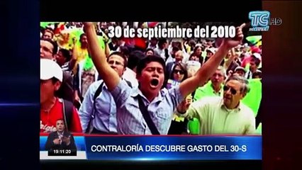 Contraloría investiga gastos para celebración del 30S