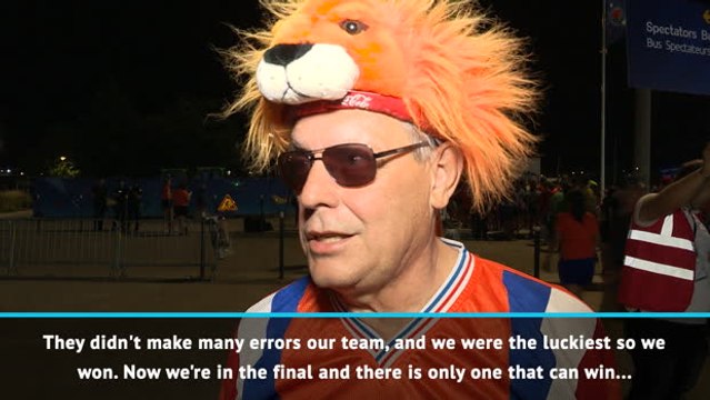 Dutch fans delight over semi-final victory