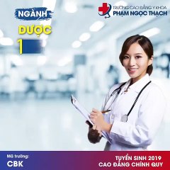 Tuyển sinh Cao đẳng Dược Phạm Ngọc Thạch