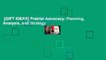 [GIFT IDEAS] Pretrial Advocacy: Planning, Analysis, and Strategy