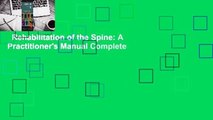 Rehabilitation of the Spine: A Practitioner's Manual Complete