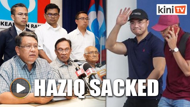 PKR says 'bye, bye' to Haziq