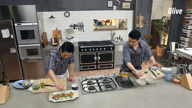 꽃게 비스크 만들기 & 크랩 케이크 마무리