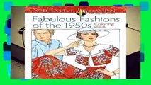 Full version  Creative Haven Fabulous Fashions of the 1950s Coloring Book (Creative Haven
