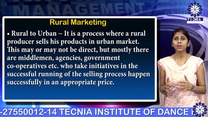 Ms. Monika Agarwal || Rural marketing || MBA || TIAS || TECNIA TV