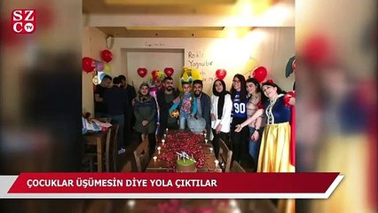 'Çocuklar üşümesin' diye yola çıktılar....